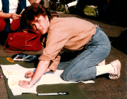 stersundskompis Helen Olsson p Solastafetten 1983.