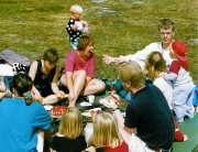 Kamporganisationen p Sturkpicknik. Tidigt 90-tal.